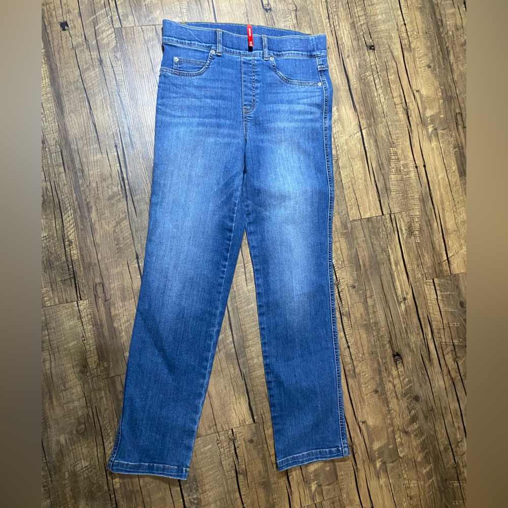 SPANX Blue Skinny Jeans with Stretchy Denim